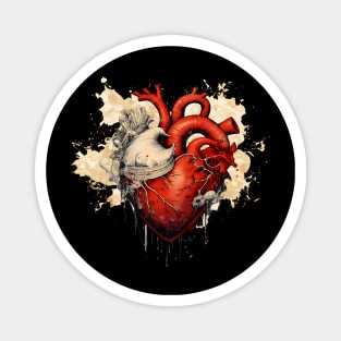 iron man heart design Magnet